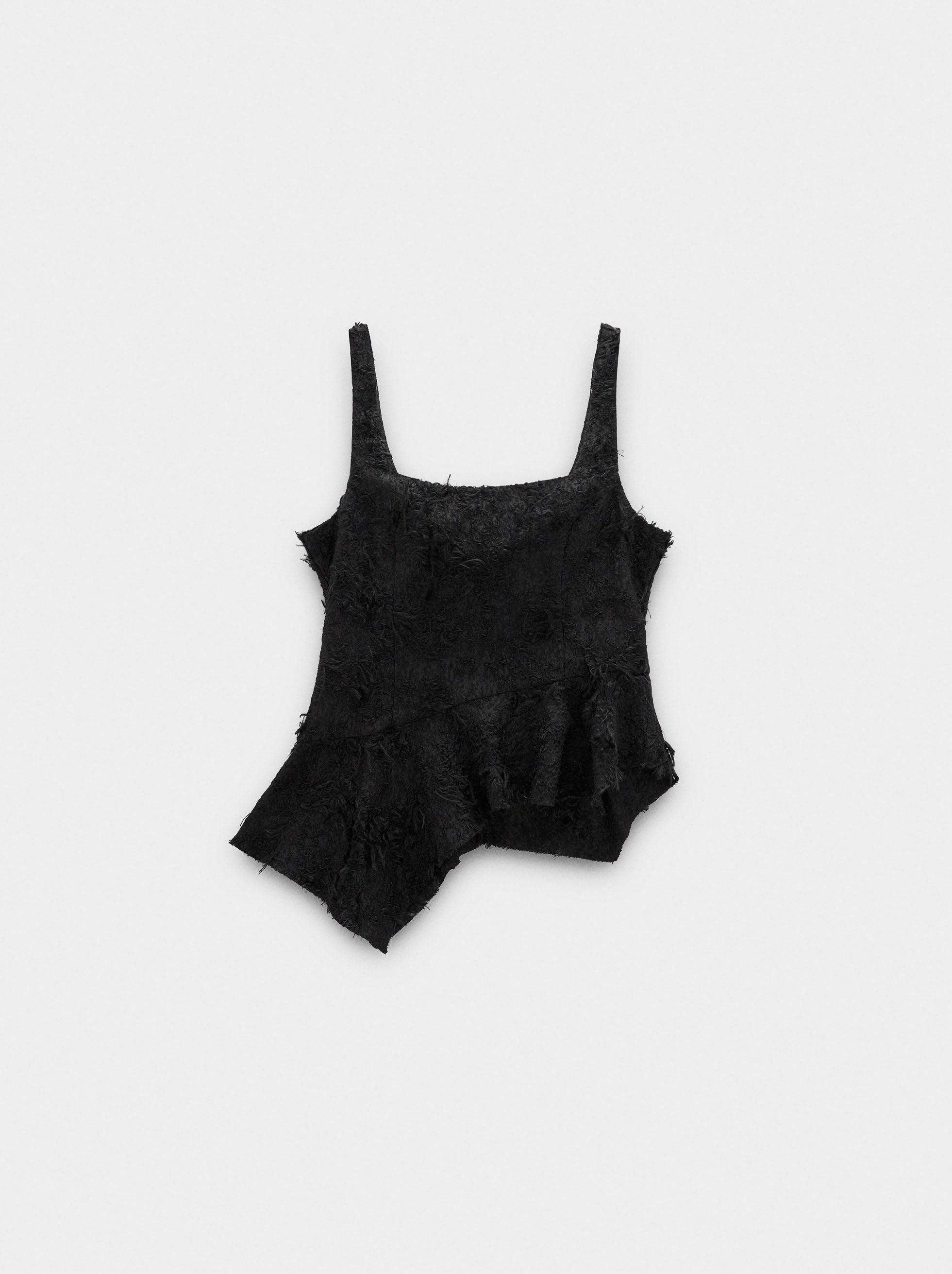 Top Jacquard Asimétrico