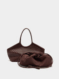 Bolso Shopper De Piel Trenzada