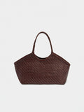 Bolso Shopper De Piel Trenzada