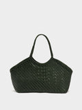Bolso Shopper De Piel Trenzada