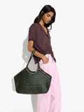 Bolso Shopper De Piel Trenzada