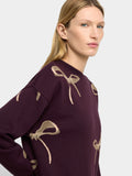 Sudadera Con Estampado De Lazos