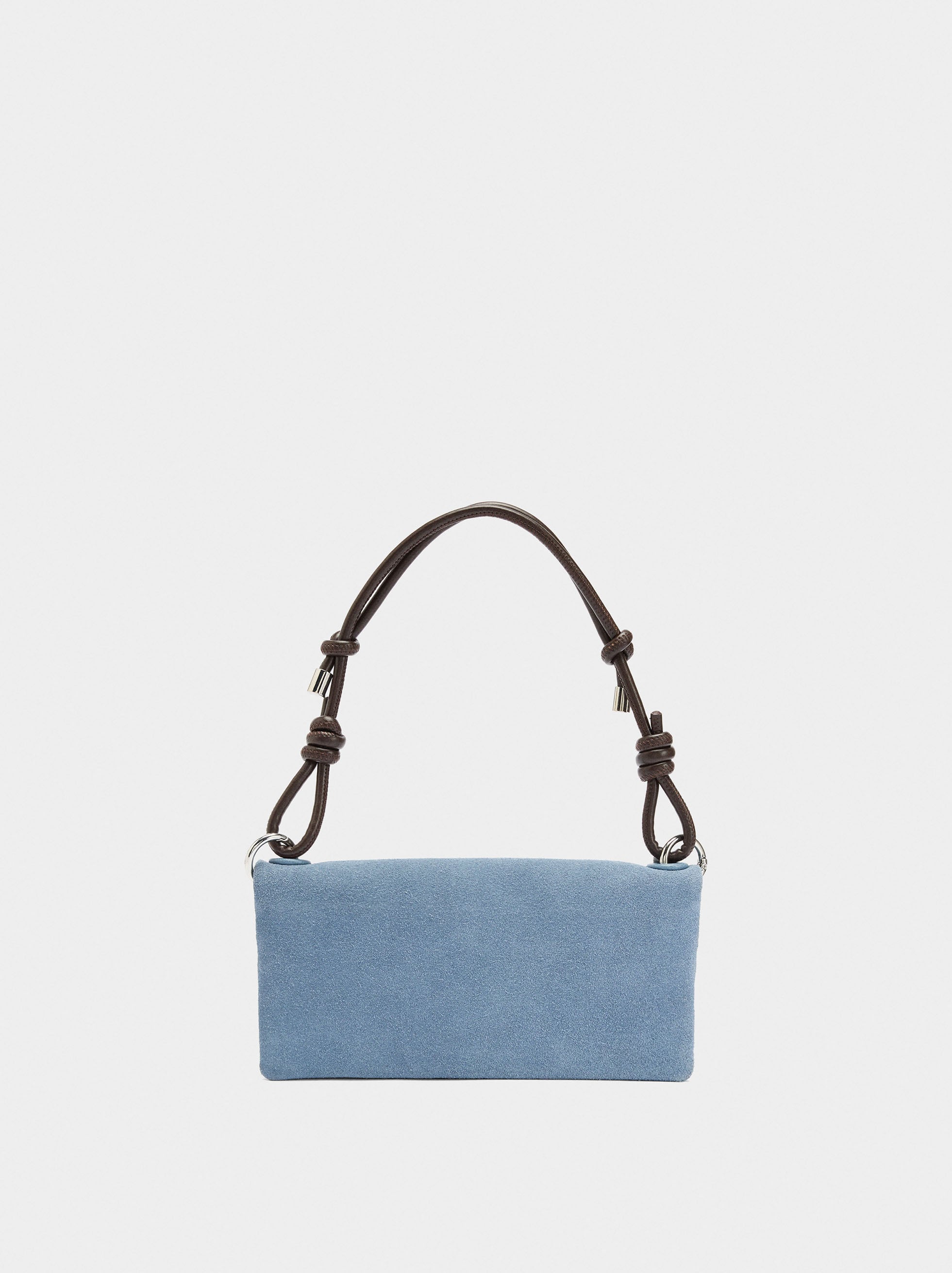 Mini Bolso Efecto Piel Estilo Cartera