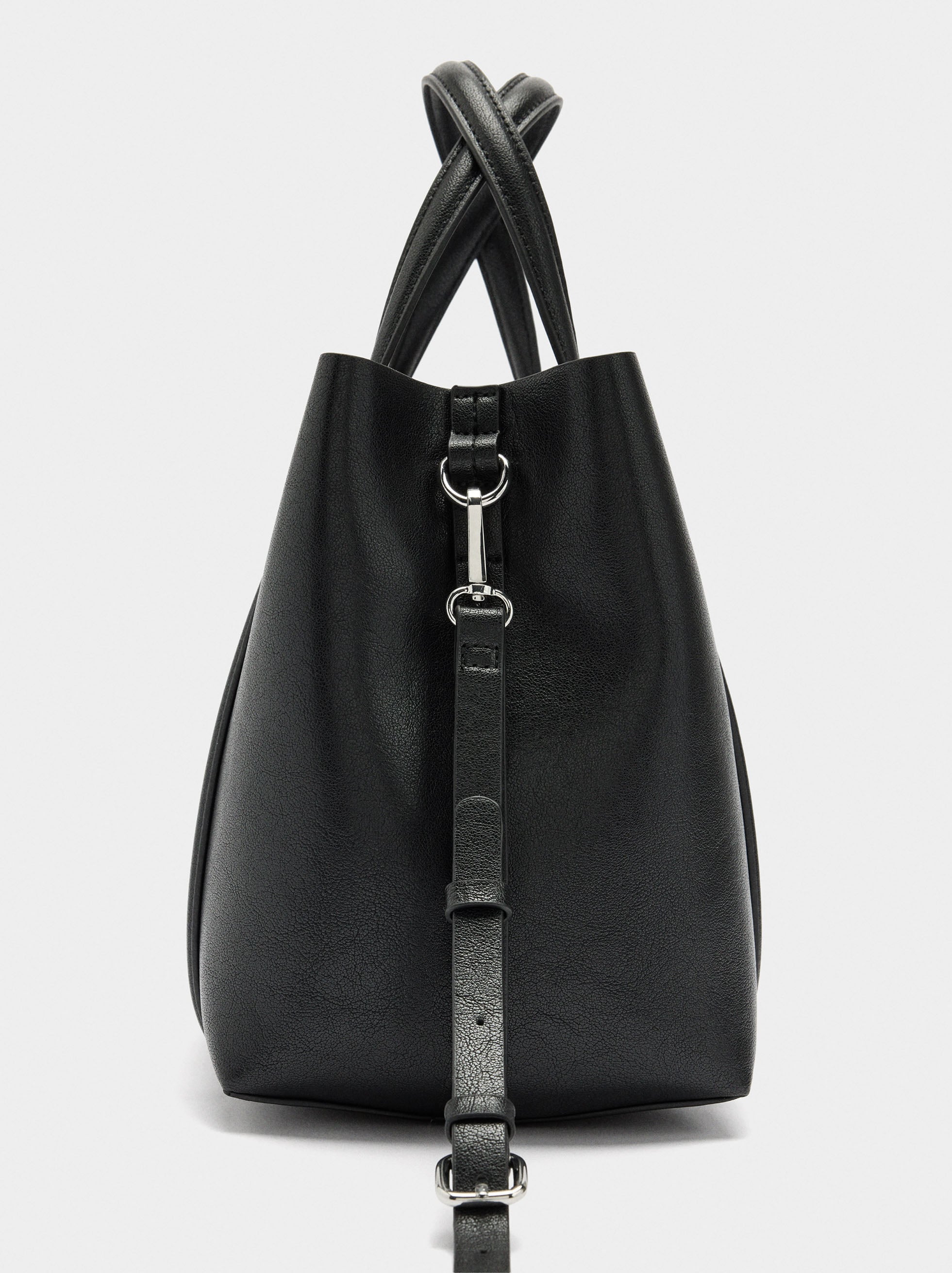 Bolso Tote Con Bandolera M
