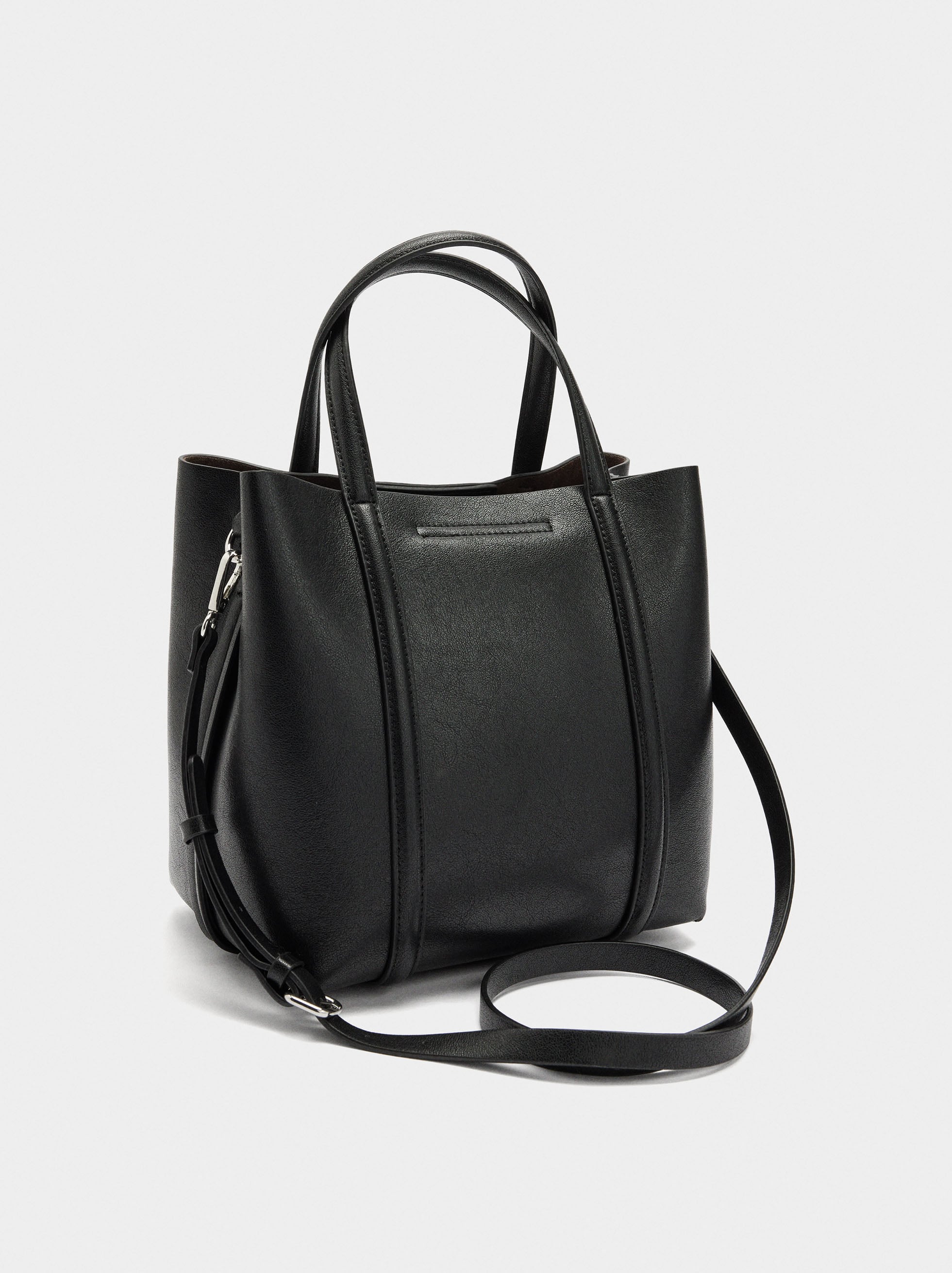 Bolso Tote Con Bandolera M