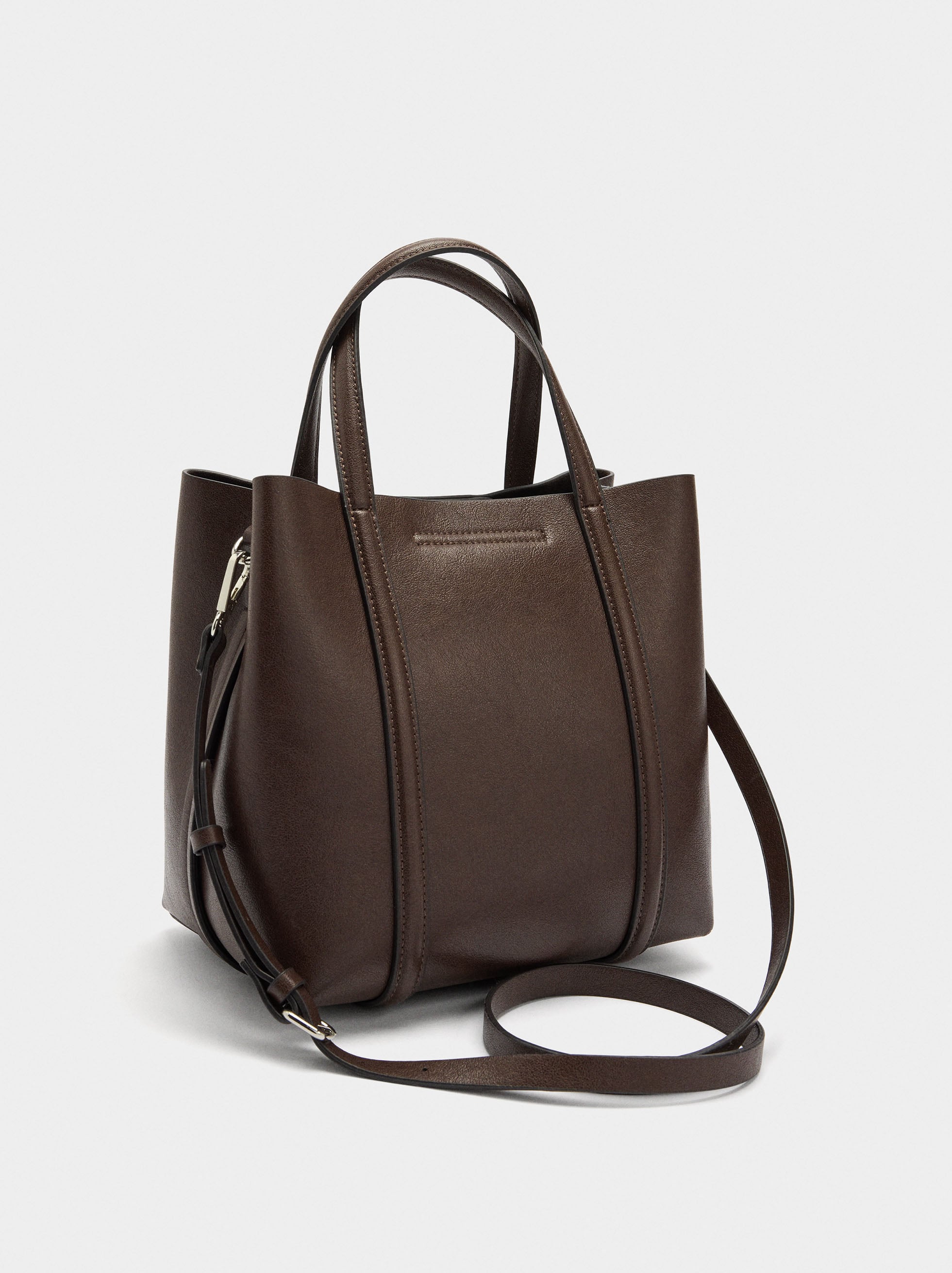 Bolso Tote Con Bandolera M