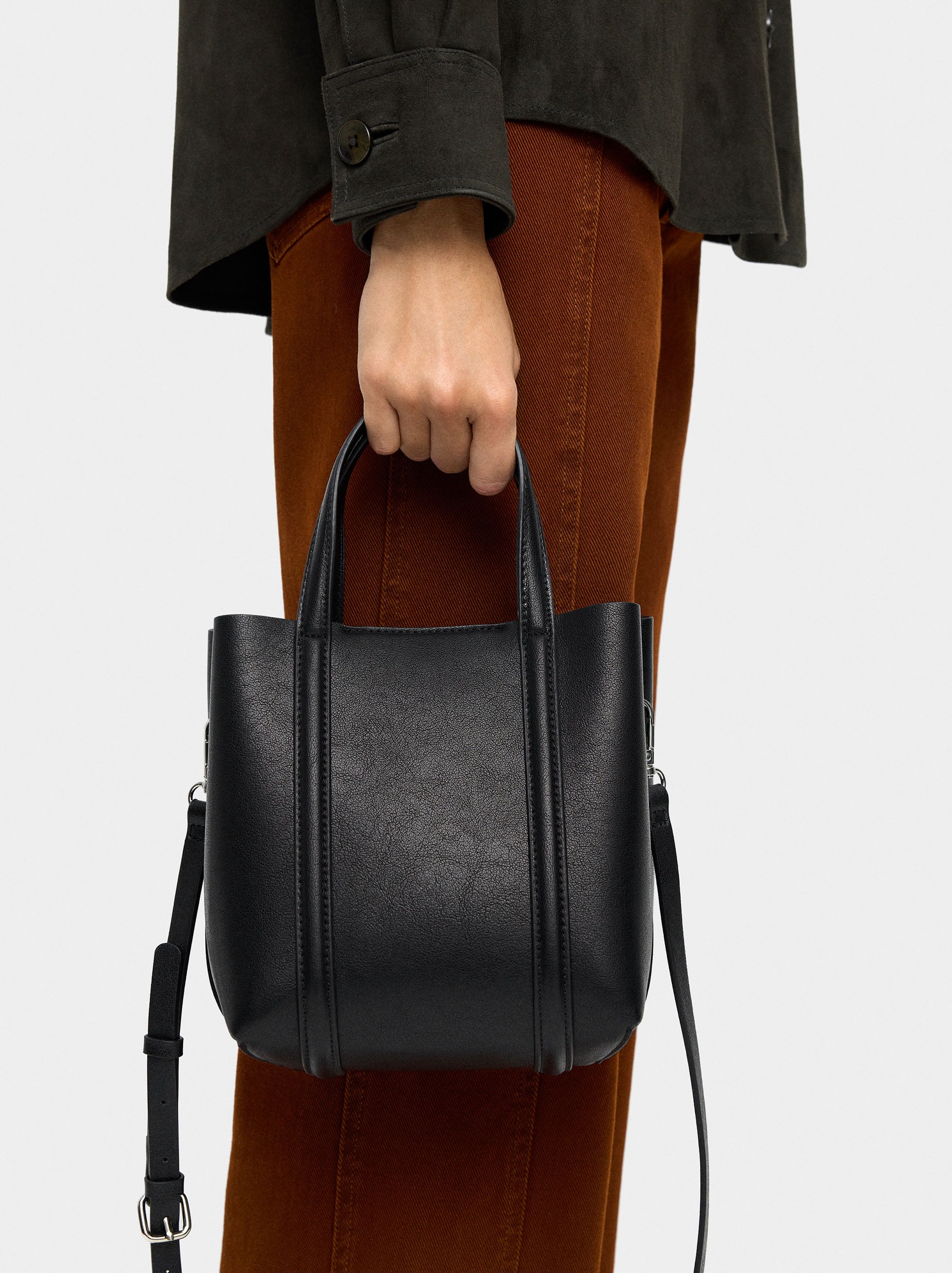 Bolso Tote Con Bandolera S