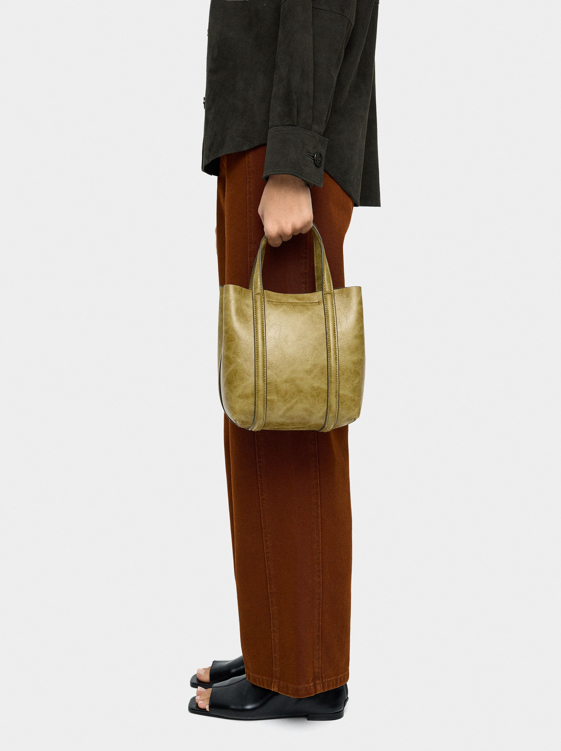 Bolso Tote Con Bandolera S