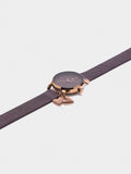 Reloj Malla Metálica De Acero Con Charm