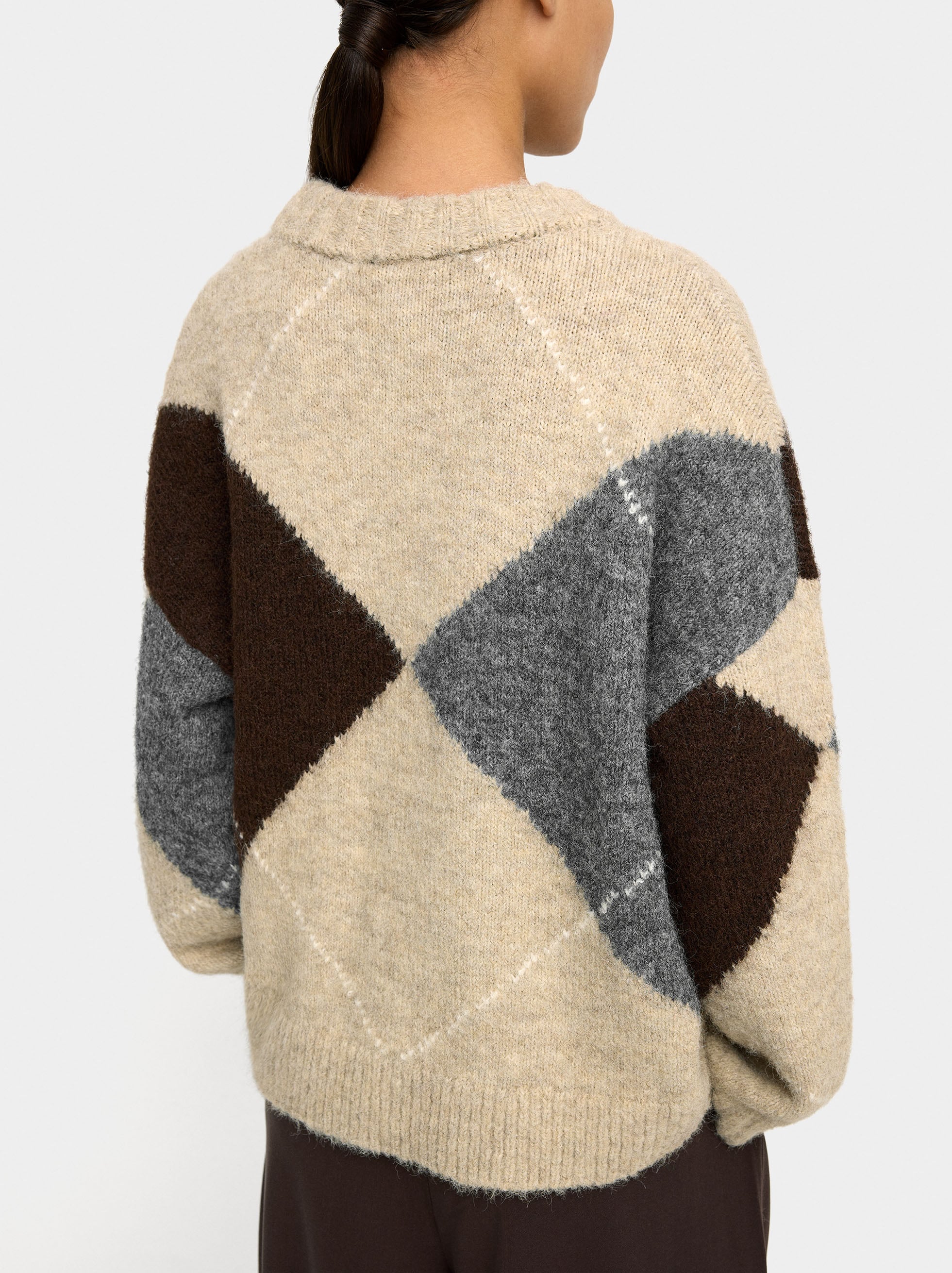 Jersey De Punto Jacquard