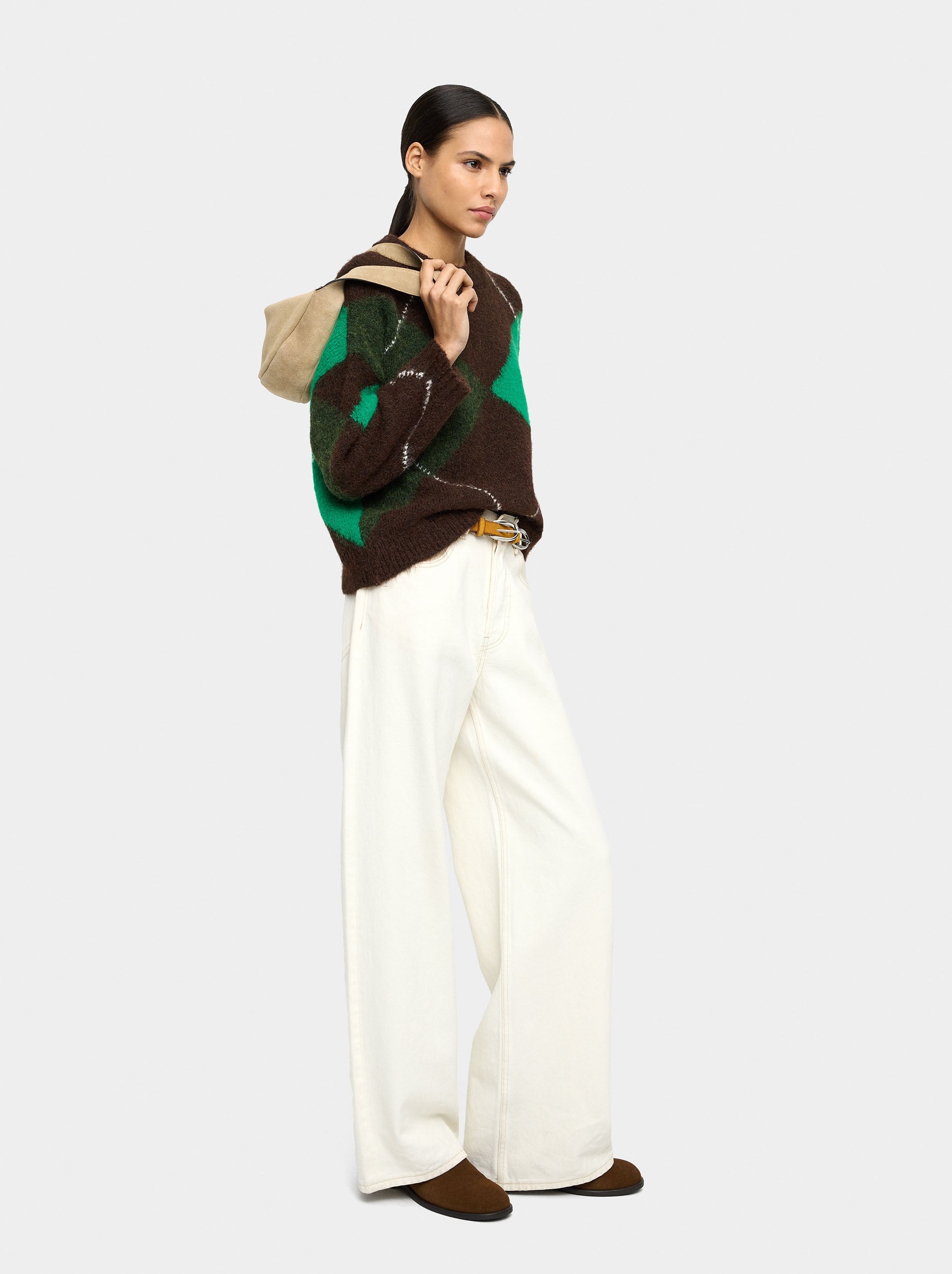 Jersey De Punto Jacquard