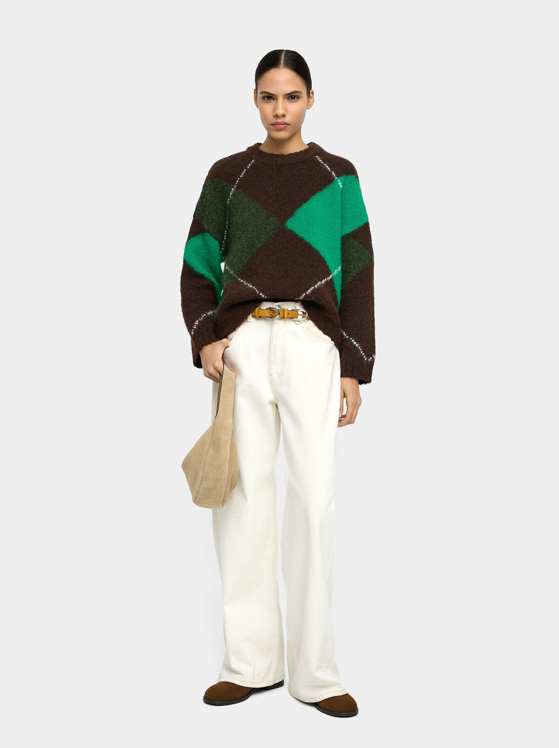 Jersey De Punto Jacquard