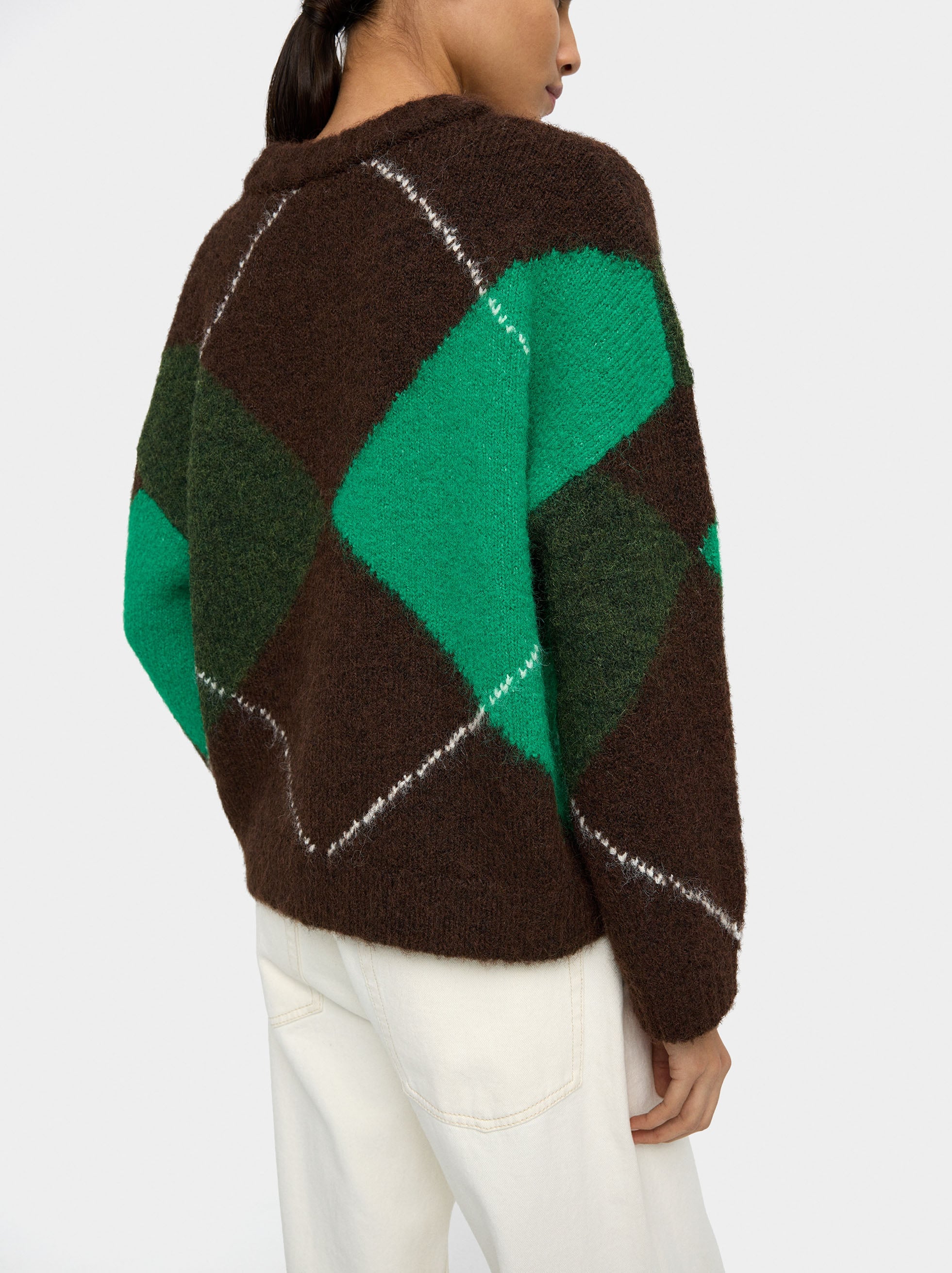 Jersey De Punto Jacquard