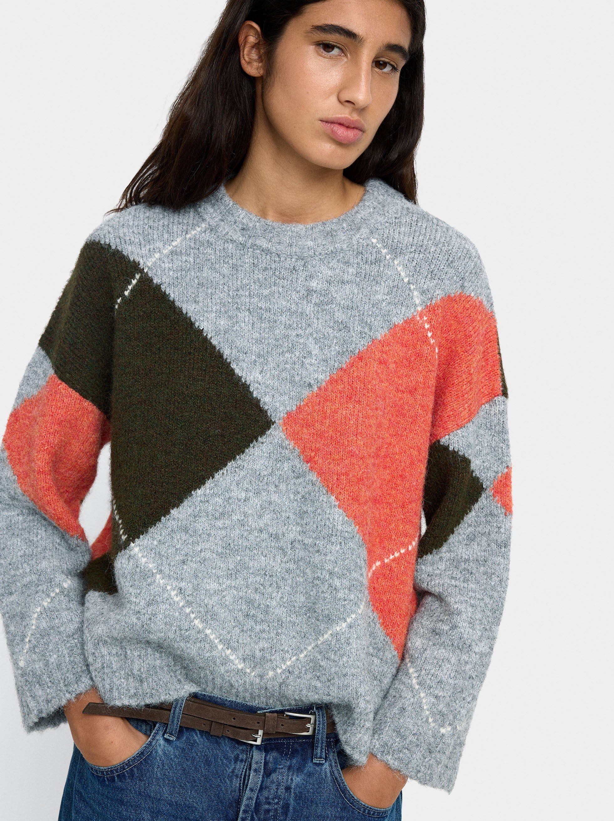 Jersey De Punto Jacquard