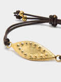 Set De Pulseras Cordón De Piel