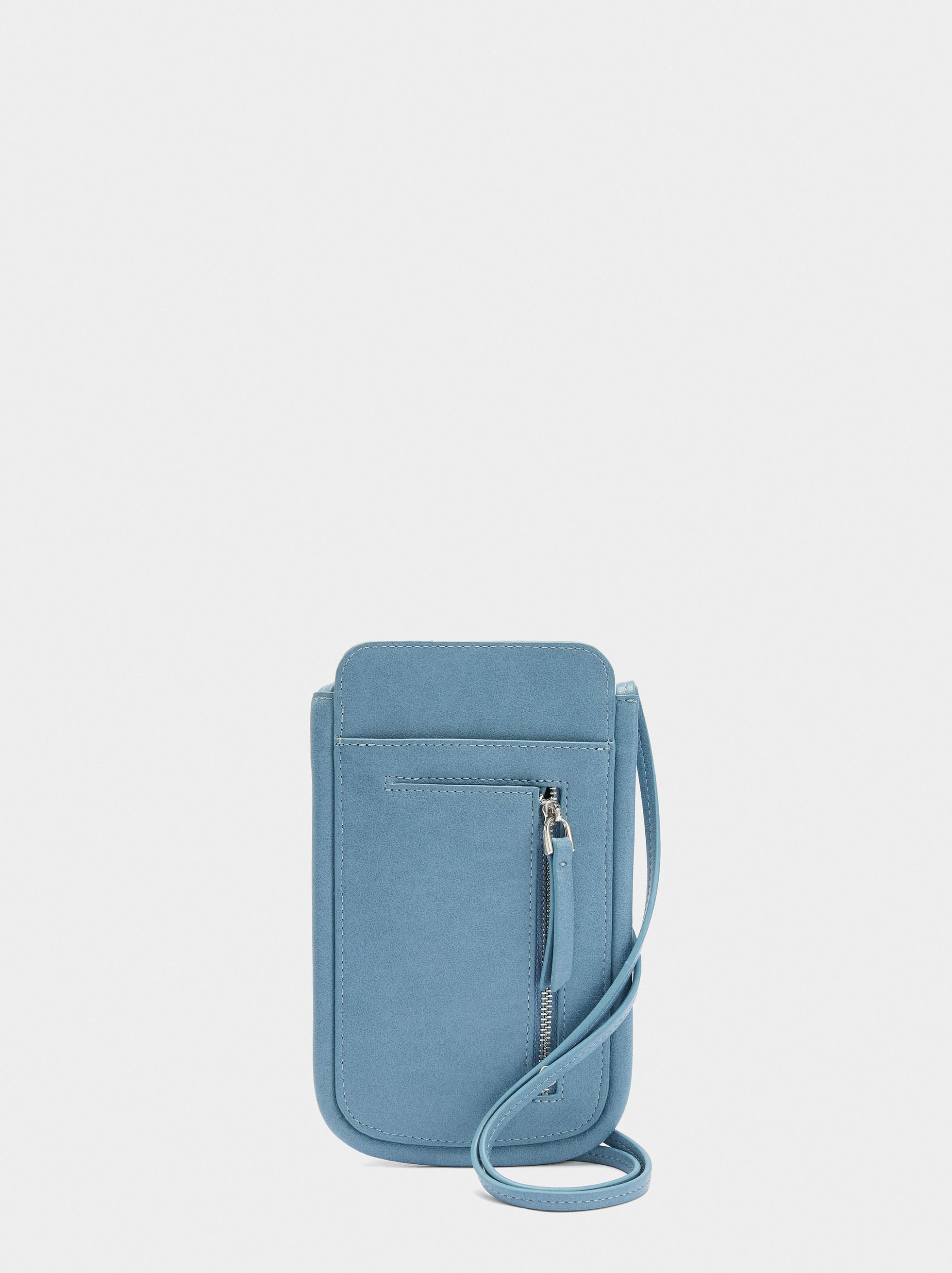 Bolsa Para Móvil Con Detalles De Piel