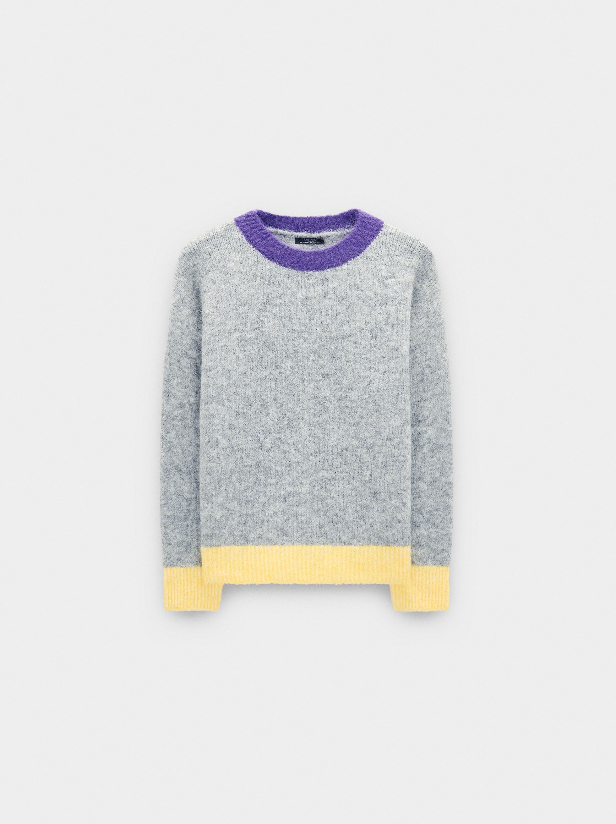 Jersey De Punto Con Bordes Contrastantes