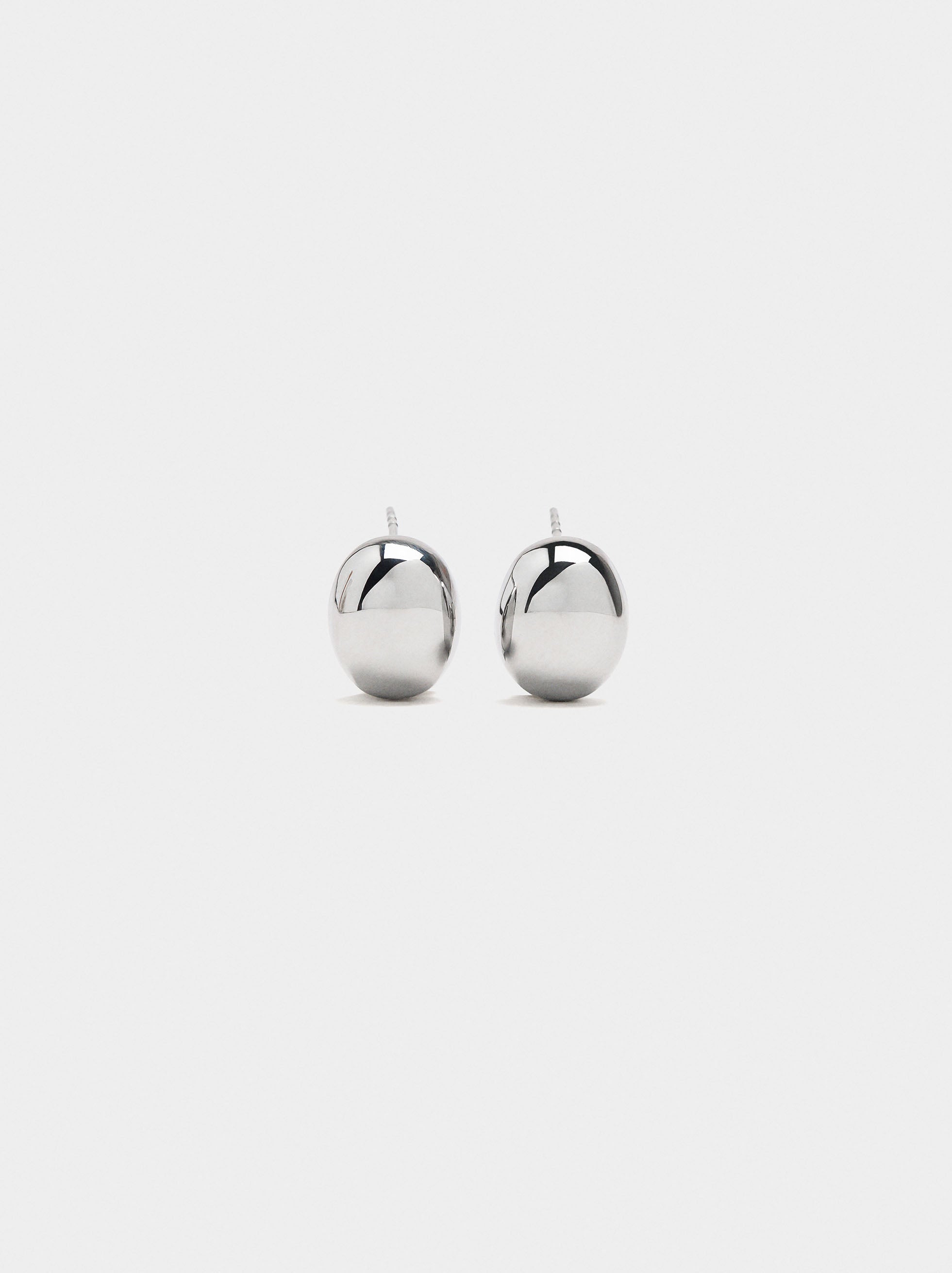 Pendientes Ovalados - Acero Inoxidable