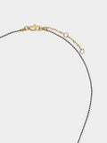 Collar Bicolor Con Lágrimas - Acero Inoxidable