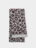 Bufanda Estampado Animal Con Flecos