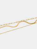Set De Collares Largos - Acero Inoxidable