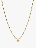 Collar Colgante De Corazón - Acero Inoxidable