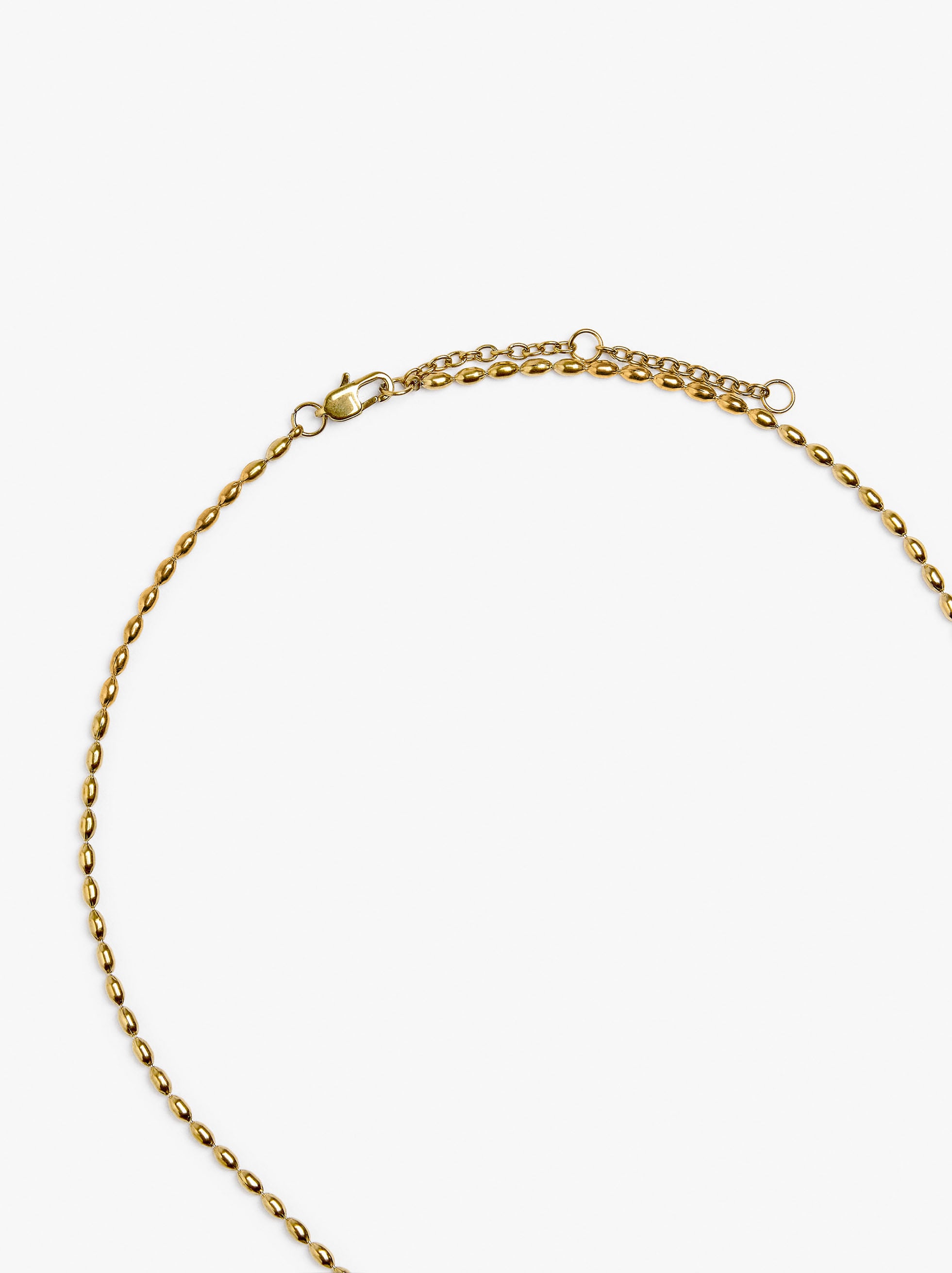 Collar Colgante De Corazón - Acero Inoxidable