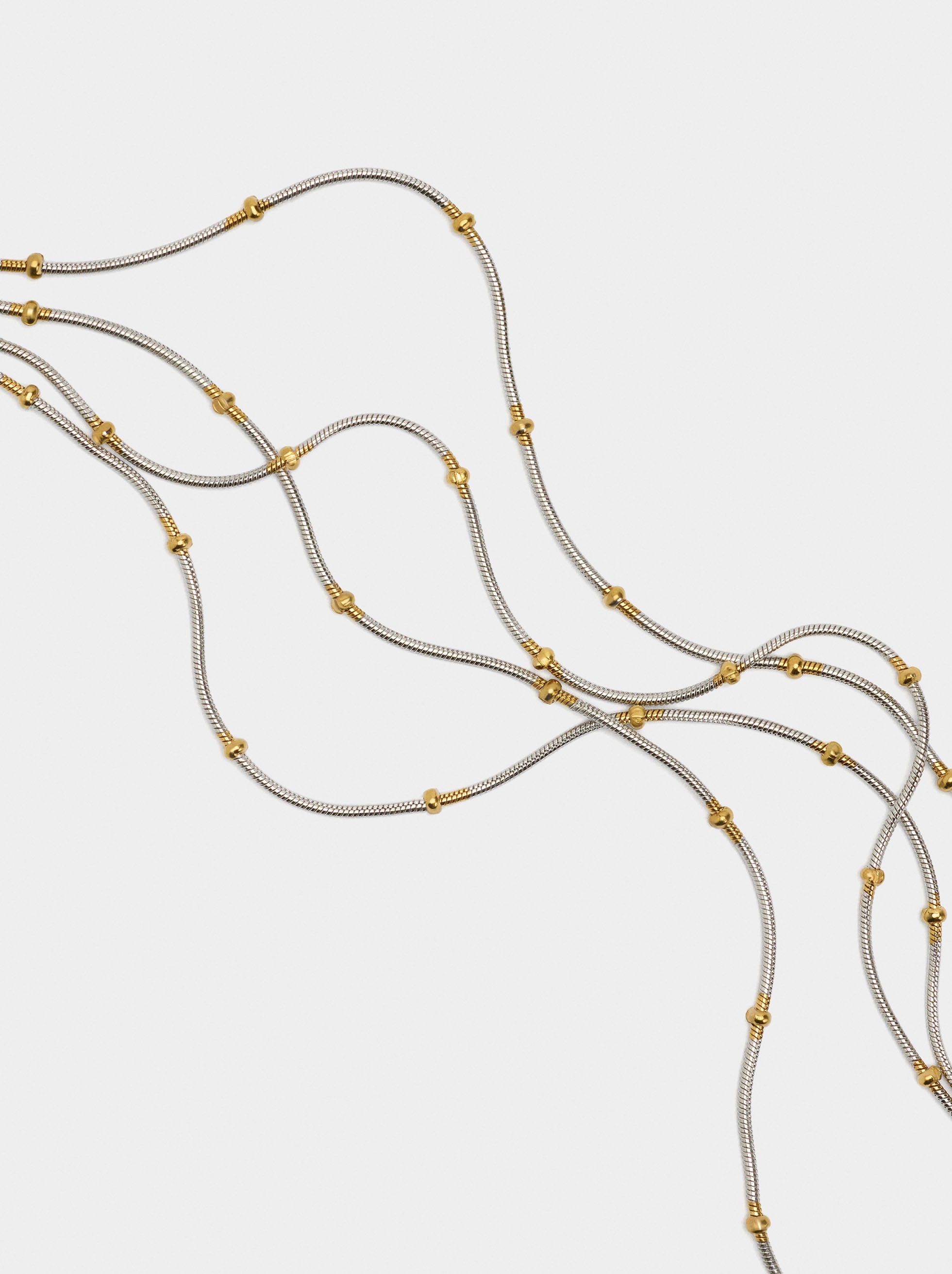 Pulsera Bicolor Múltiple - Acero Inoxidable