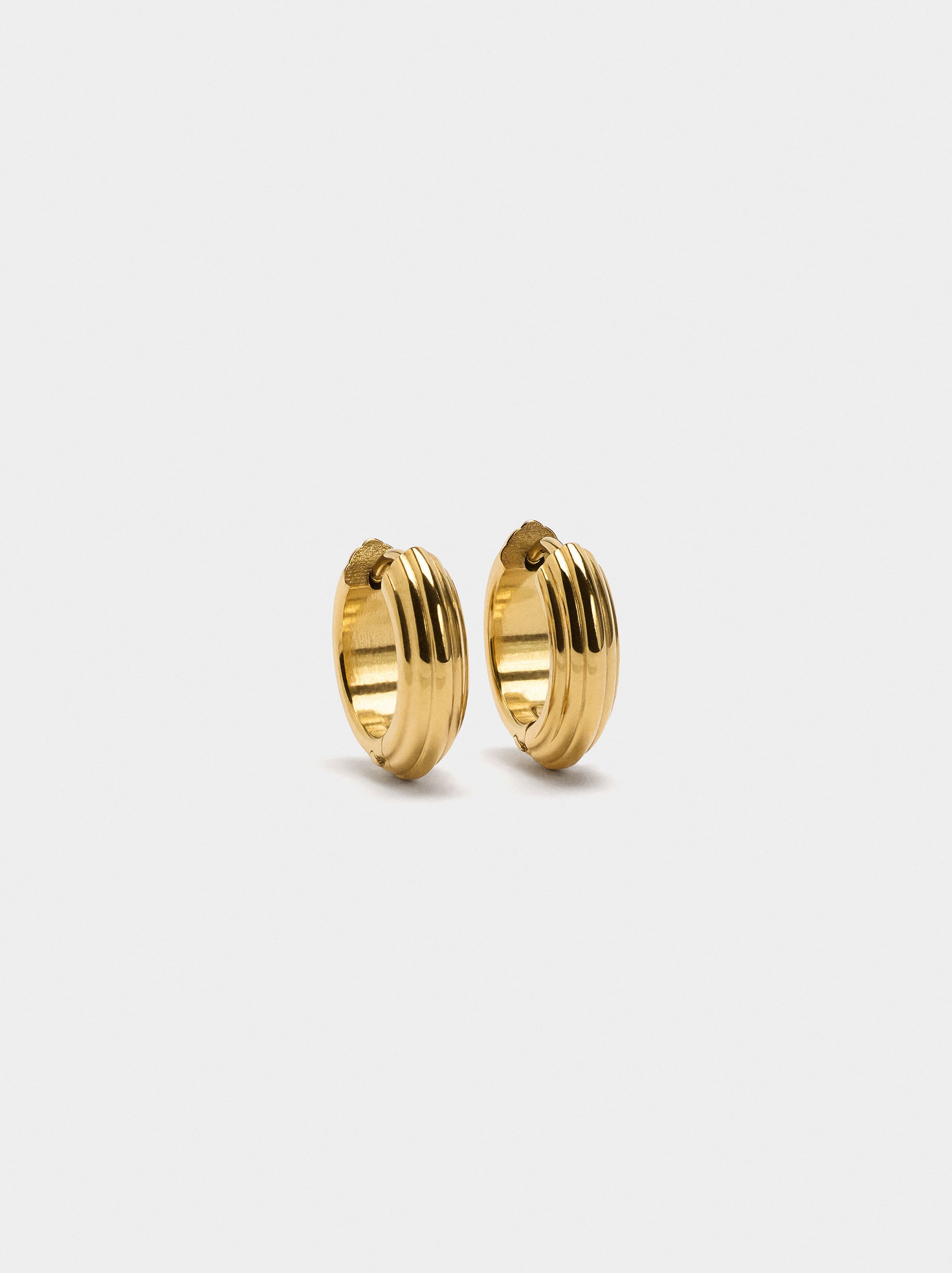 Aros Rayados Con Relieve - Acero Inoxidable