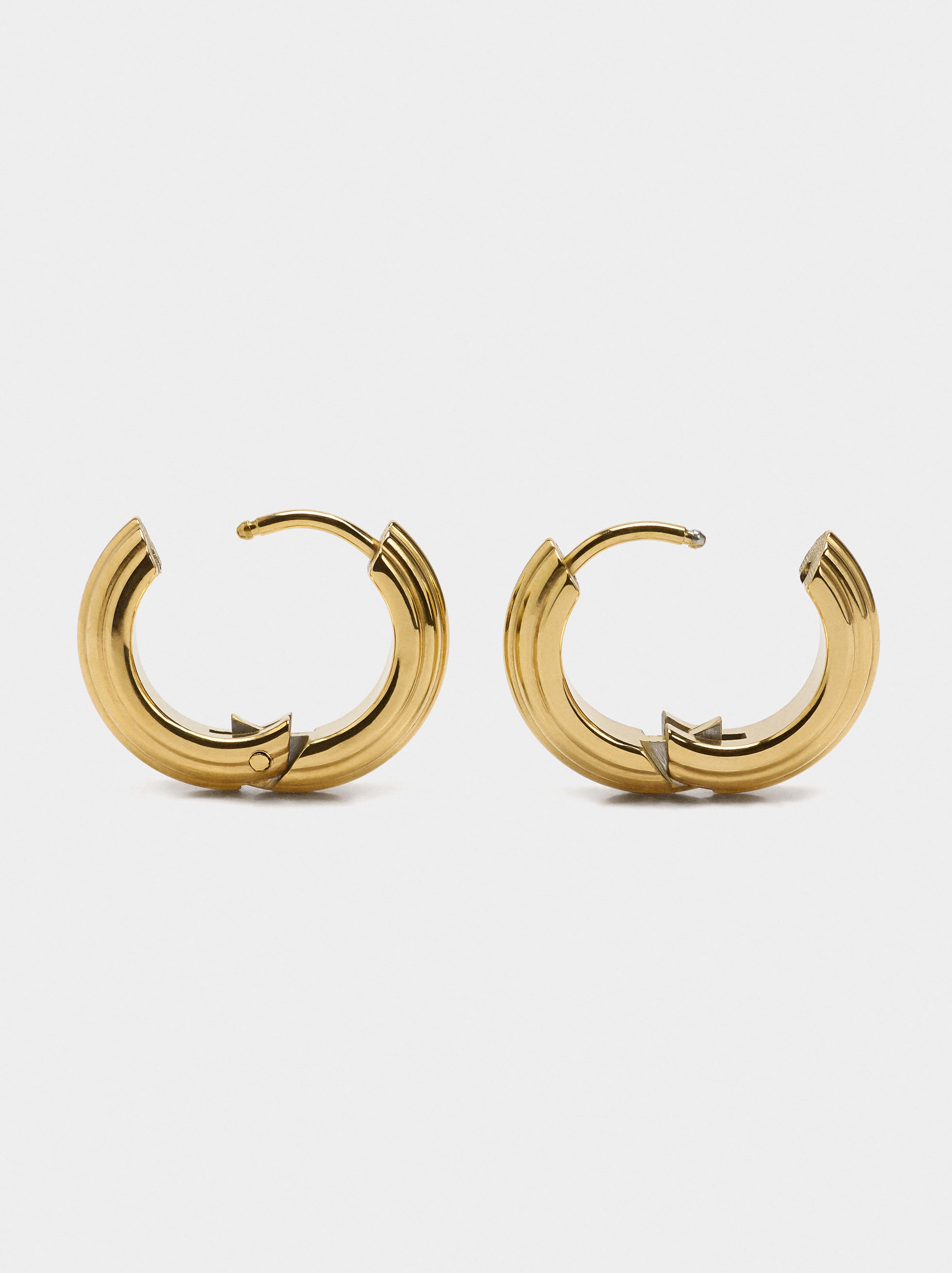 Aros Rayados Con Relieve - Acero Inoxidable