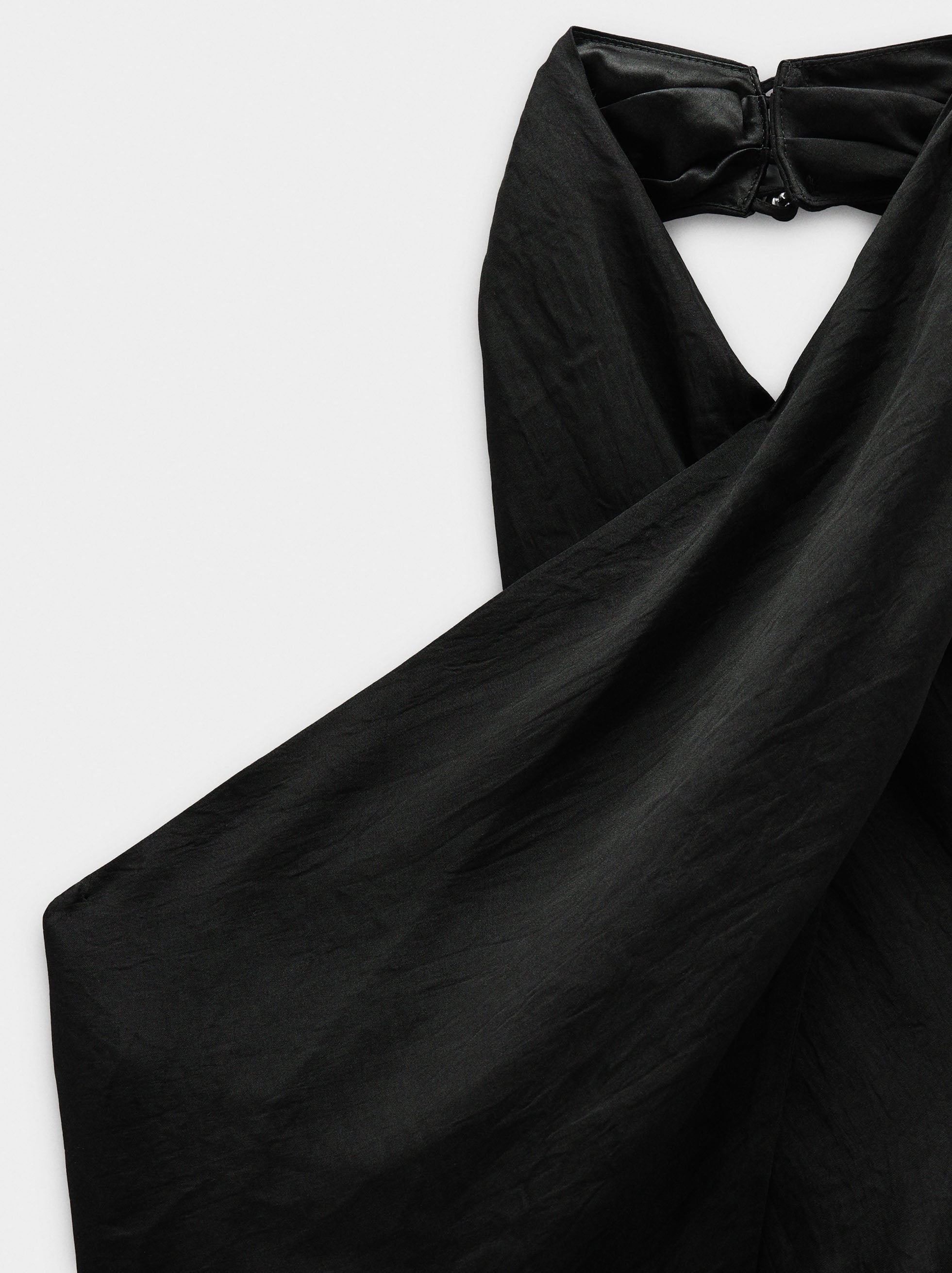 Mono Halter Efecto Arrugado