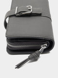 Cartera Lisa Con Hebilla