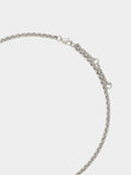 Collar Medalla Bicolor Corazón - Acero Inoxidable