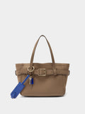 Bolso Tote Con Cinturón Y Colgante