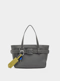 Bolso Tote Con Cinturón Y Colgante