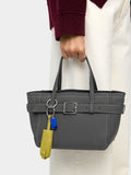 Bolso Tote Con Cinturón Y Colgante