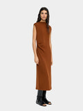 Vestido Midi Con Drapeado