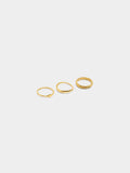 Set De Tres Pendientes - Acero Inoxidable