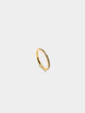 Anillo Fino Con Cristales - Acero Inoxidable