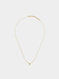 Set Collar Y Pendientes Cruz Con Perlas - Acero Inoxidable