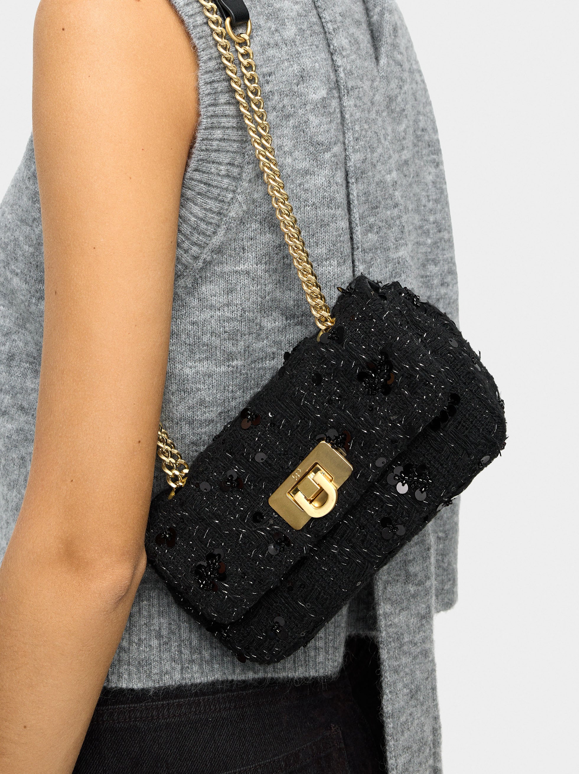 Bolso De Fiesta Tweed