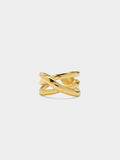Anillo Triple Cruzado - Acero Inoxidable