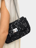 Bolso De Hombro Tweed