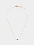 Set Collar Y Pendientes Con Cristales - Acero Inoxidable