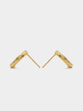 Pendientes Aros Irregulares - Acero Inoxidable