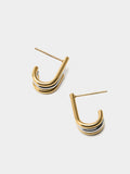 Pendientes Bicolor Degradé - Acero Inoxidable