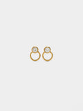 Pendientes Con Cristales - Acero Inoxidable
