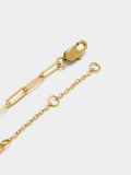 Pulsera De Eslabones Con Corazón - Acero Inoxidable