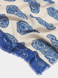 Pañuelo Estampado Mezcla De Lana