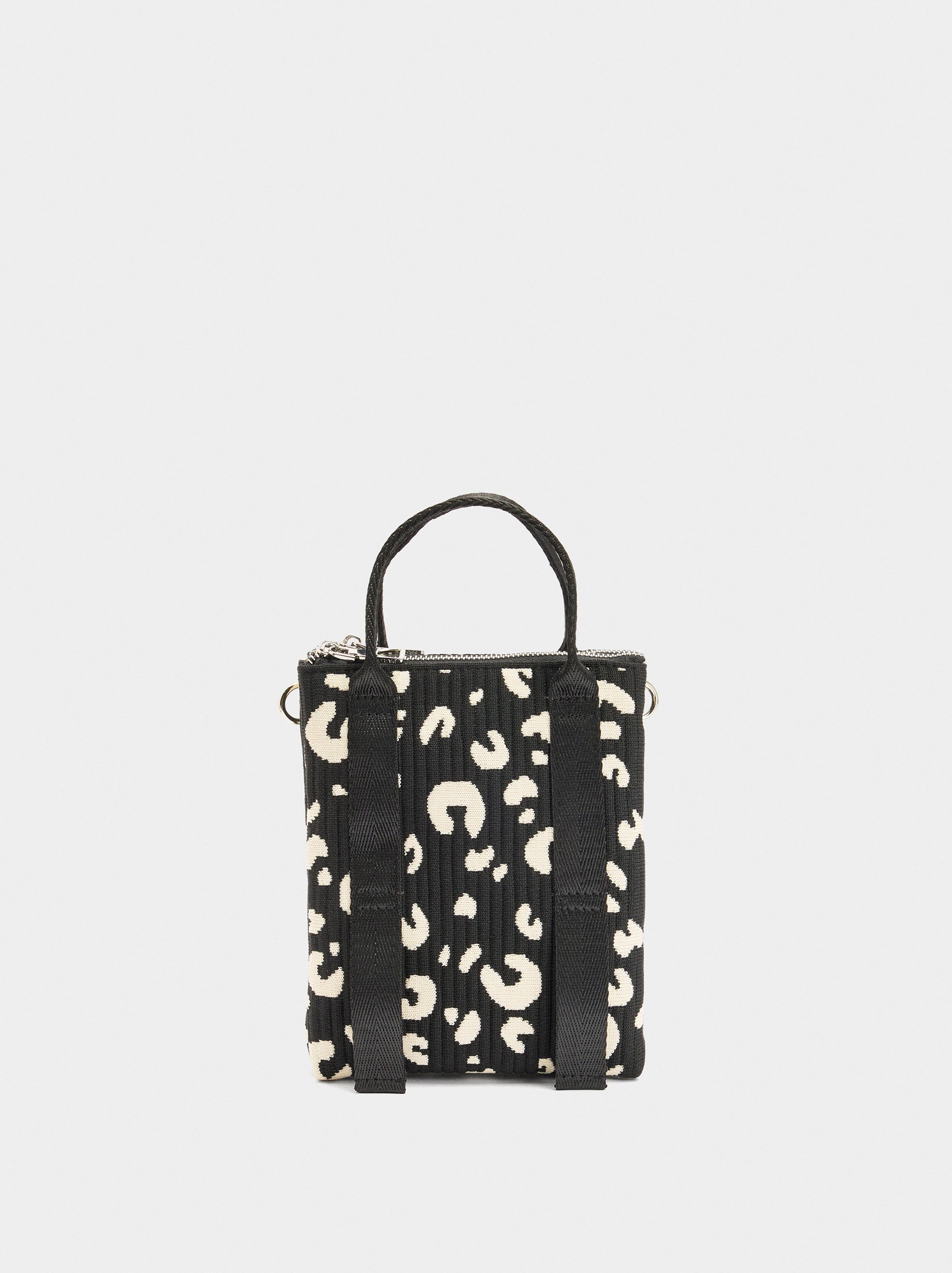 Bolsa Para Móvil De Punto Jacquard